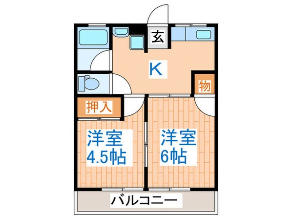 シティハイム高橋の物件間取画像